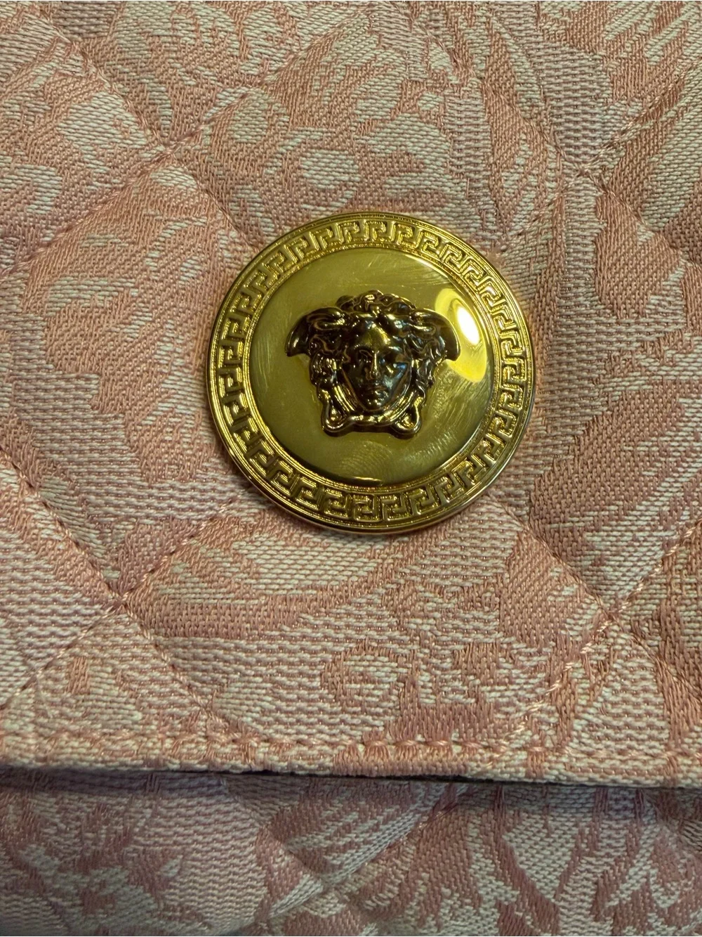 Versace Medusa 95 Quilted East-West Shoulder Bag